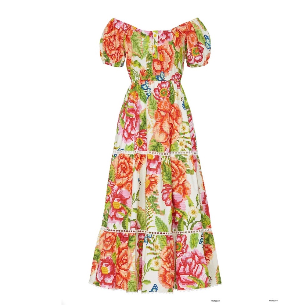 Farm Rio Macie Tiered Maxi Dress